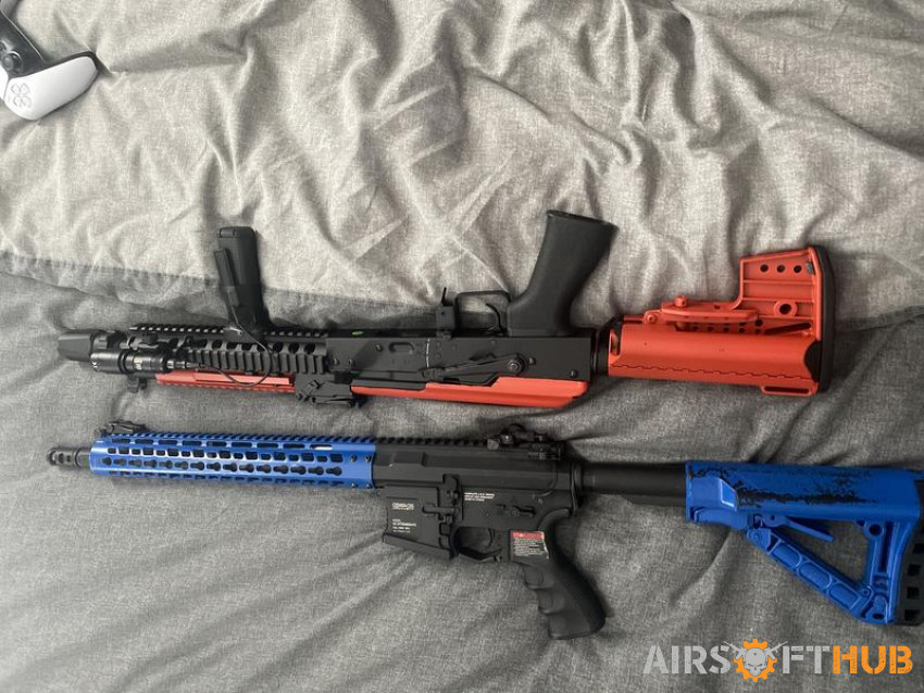 G&G AR and unknown Ak - Used airsoft equipment