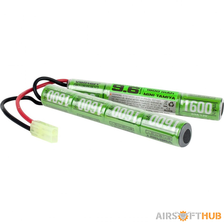 Valken 9.6v Lipo battery - Used airsoft equipment