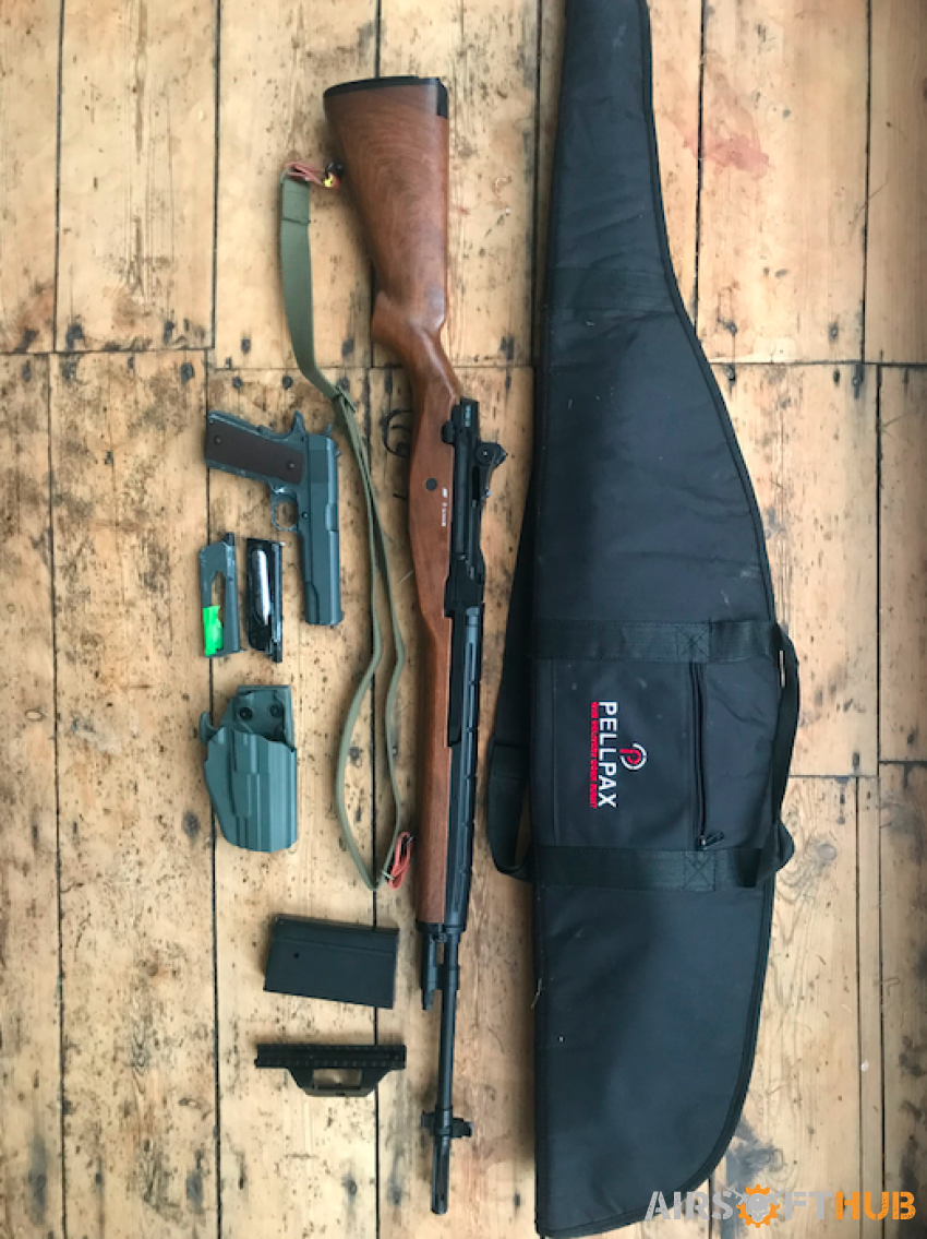 M14 & 1911 - Used airsoft equipment