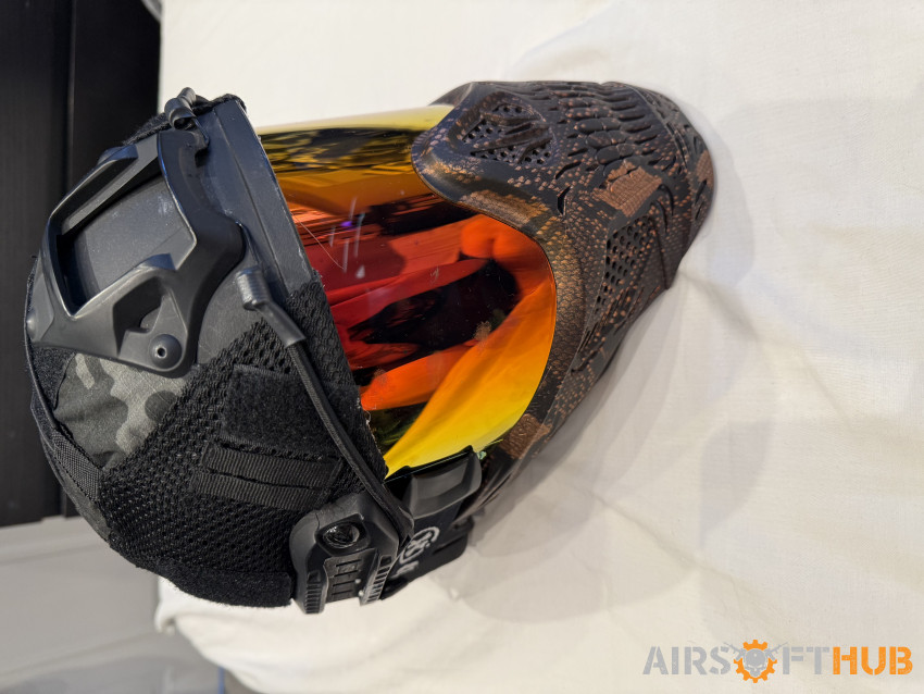 Custom Helmet HK Army mask - Used airsoft equipment