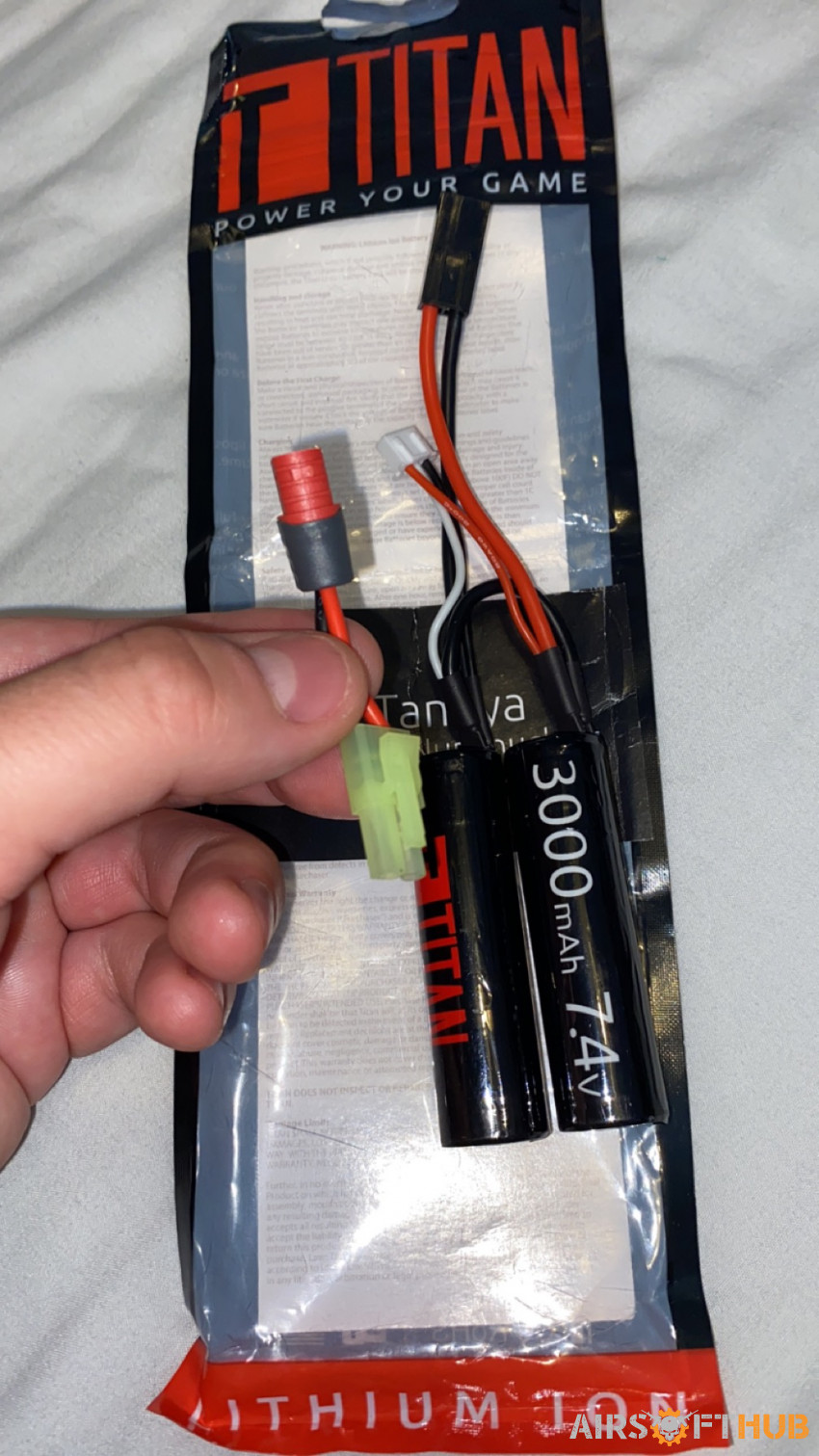 Titan 7.4 3000 mAh LIPO - Used airsoft equipment