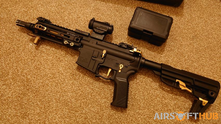 MTR16 gold GBB MWS system - Used airsoft equipment