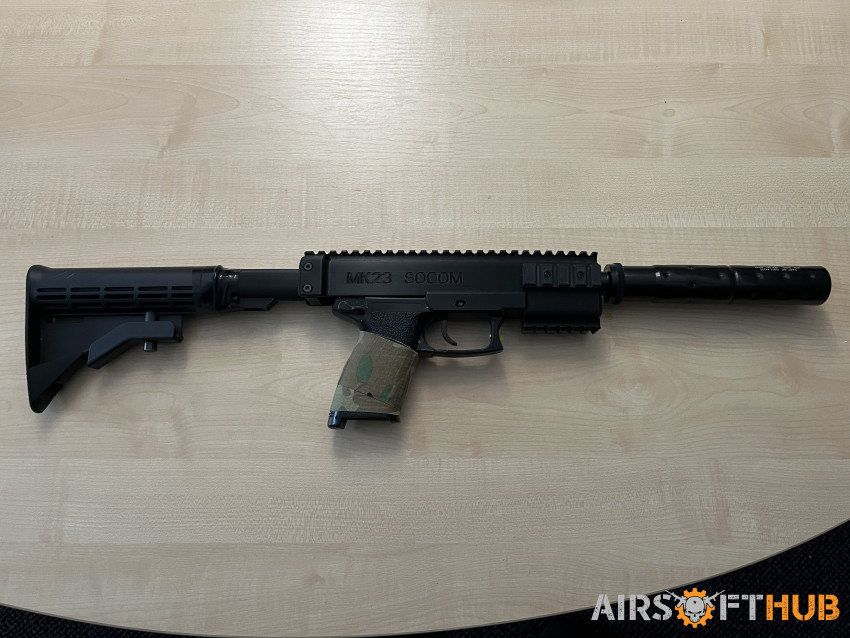 ASG MK23 + CARBINE KIT - Used airsoft equipment