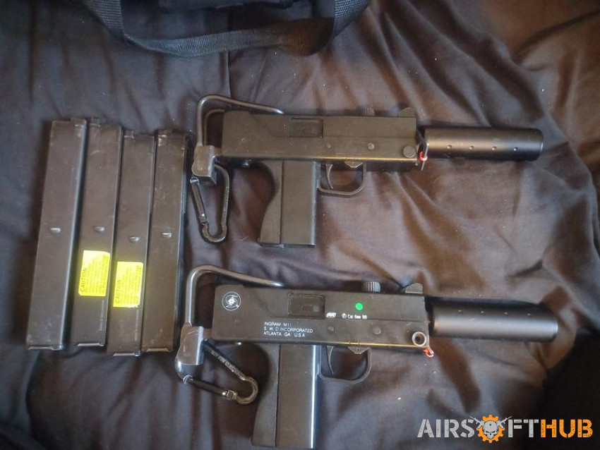 SMG, MAC11, pistols - Used airsoft equipment