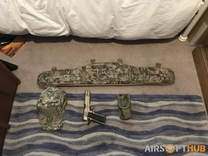 Misc tactical gear and pistol - Used airsoft equipment