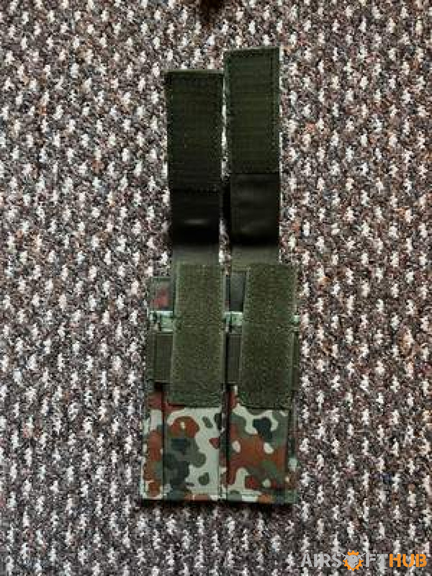 Flecktarn Pistol Mag Pouch - Used airsoft equipment