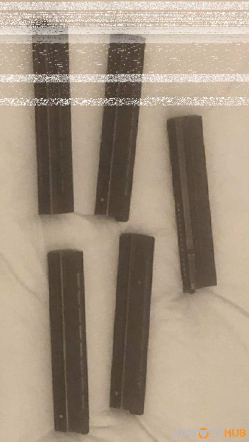 5 MP9 Gas Mags - Used airsoft equipment