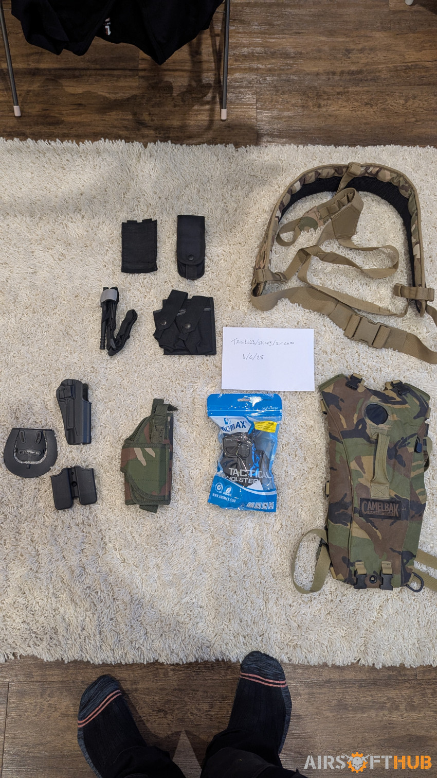 Assortment of gear - Used airsoft equipment