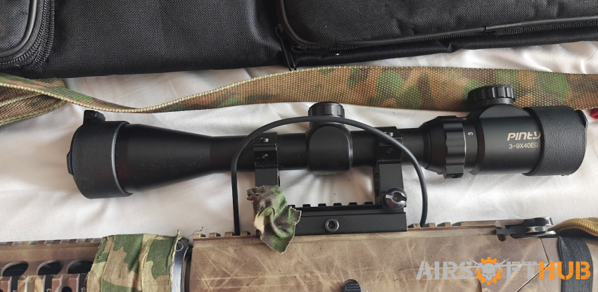 A&K SR-25 Full Stock DMR - Used airsoft equipment