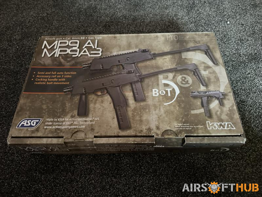 Kwa asg mp9 - Used airsoft equipment