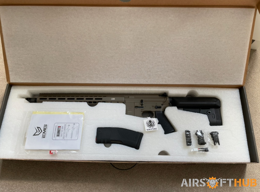 Upgraded Krytac Barrett Rec 7 - Used airsoft equipment