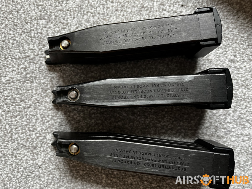 2 x TM Hi-caps pistols - Used airsoft equipment