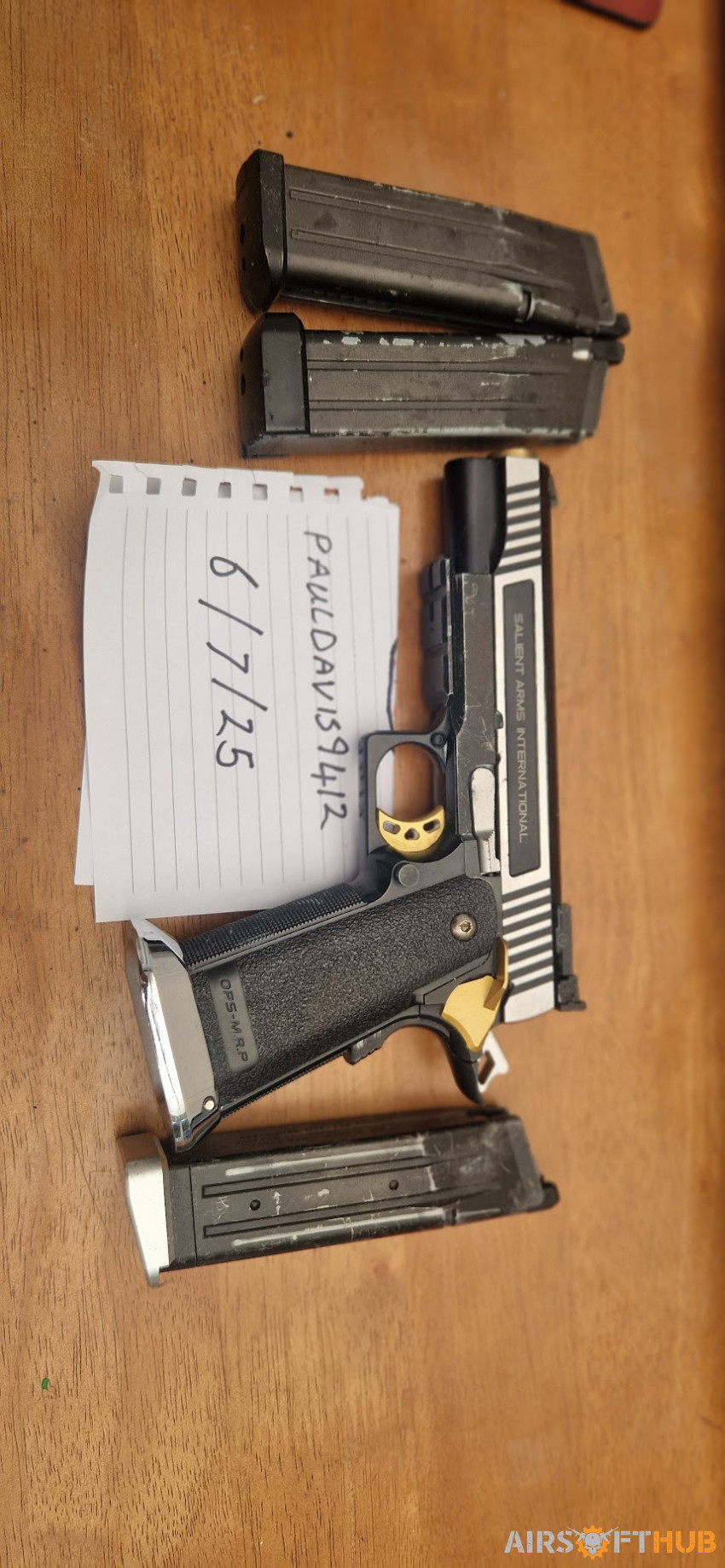 Tokyo Marui Modded Hi-Cappa - Used airsoft equipment
