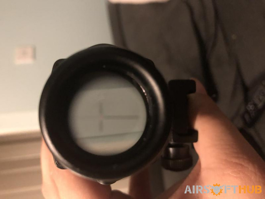Acog scope and riser mount - Used airsoft equipment