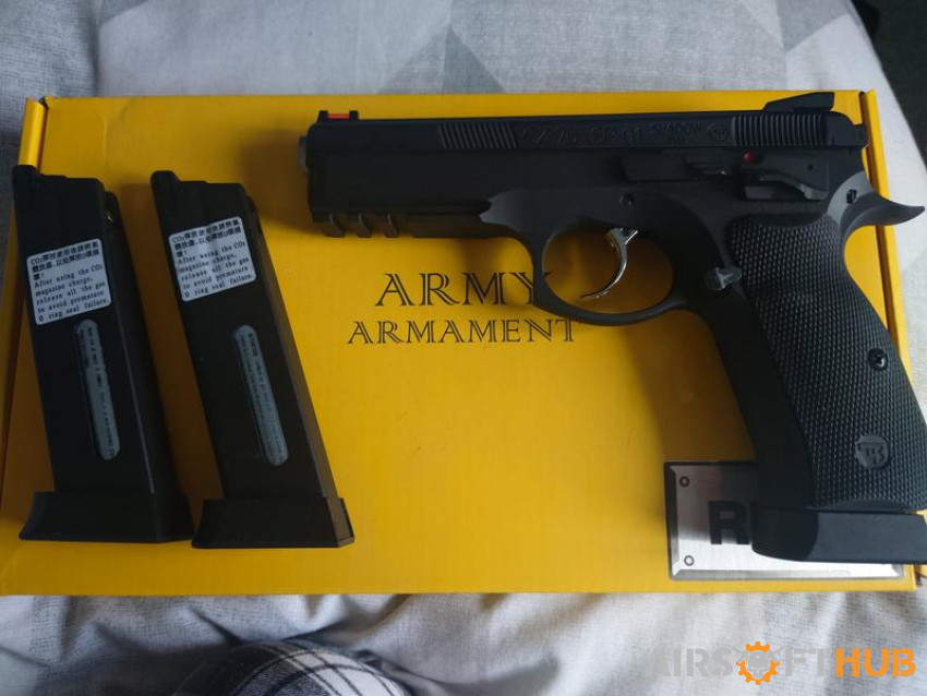 Asg Cz 75 SP 01 shadow Pistol - Used airsoft equipment