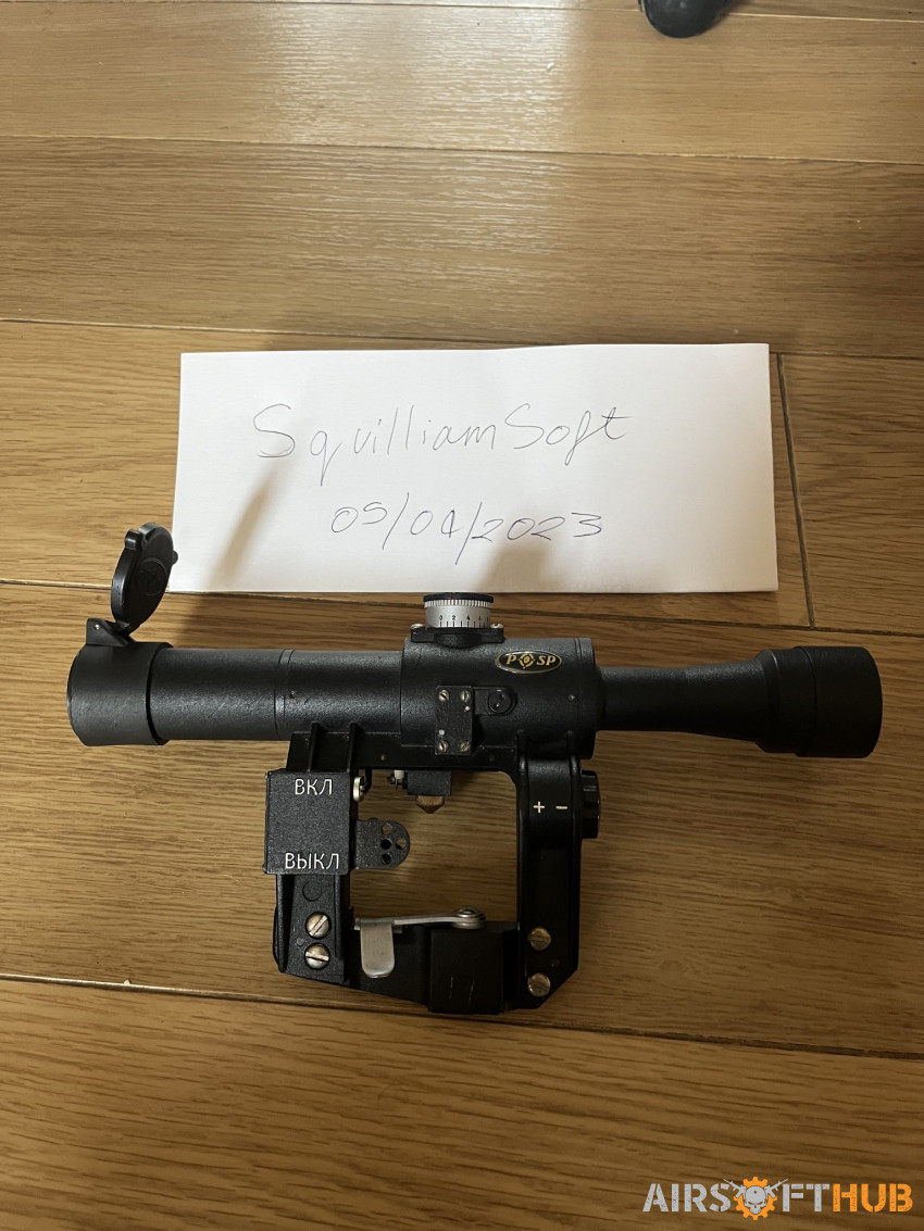 Real belarusian posp scope - Used airsoft equipment