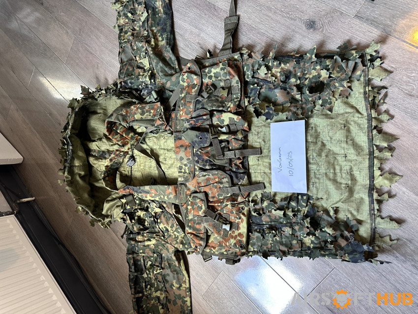 Flecktarn 3D Leaf Ghillie - Used airsoft equipment