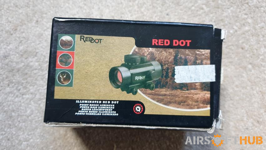 BUSHELL RED/GREEN/BLUE DOT SIG - Used airsoft equipment