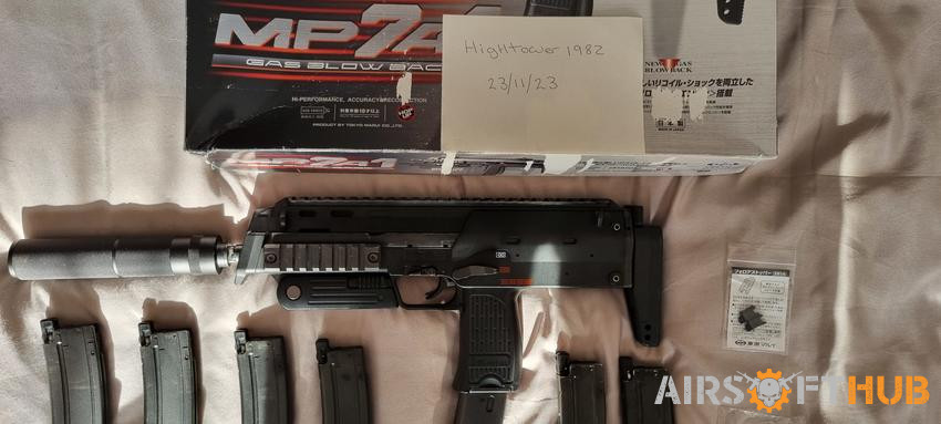 Tokyo marui mp7a1 gas blow bac - Used airsoft equipment