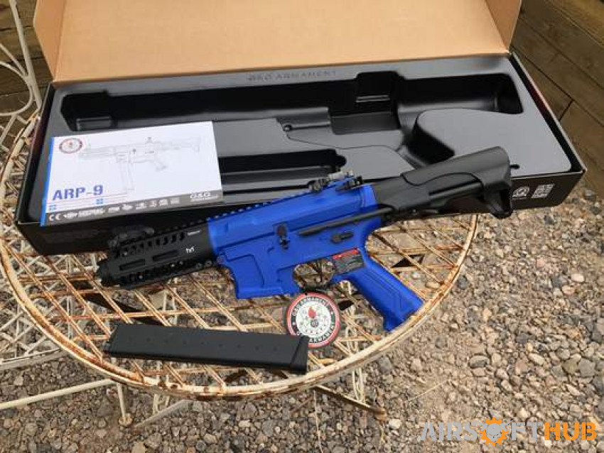 G&G ARP 9 two tone blue *NEW* - Used airsoft equipment