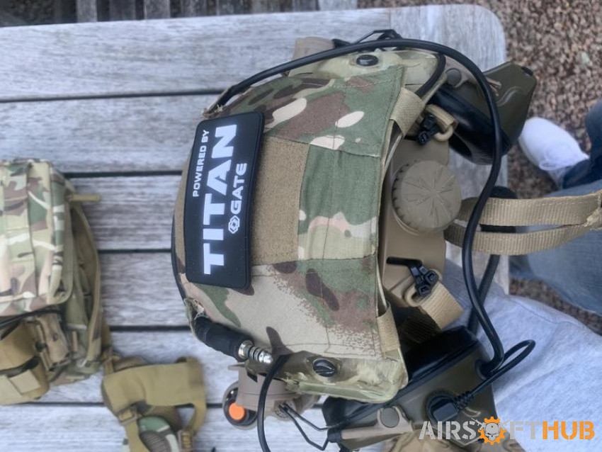 Plate carrier helmet combo - Used airsoft equipment