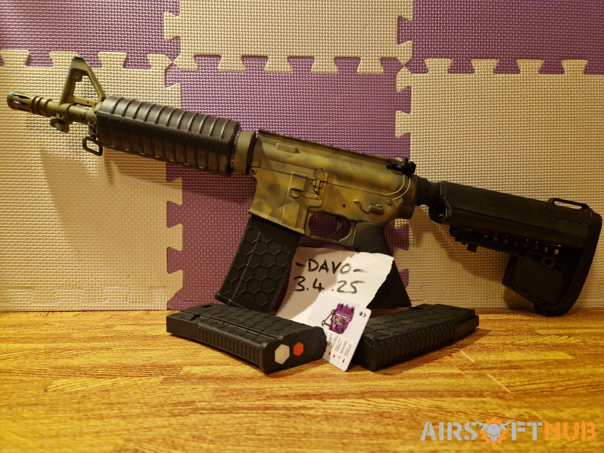 Upgraded M4 - Used airsoft equipment