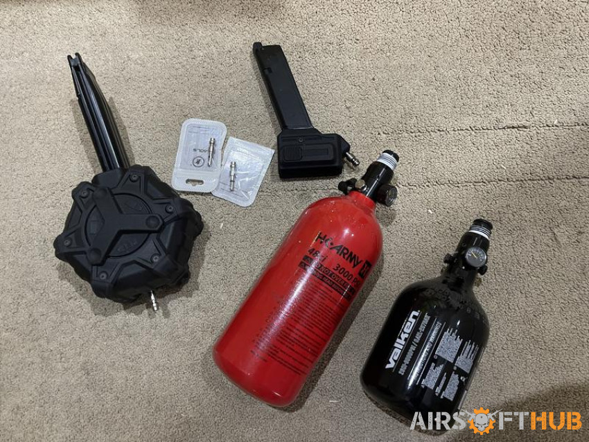 Hpa tanks and mags - Used airsoft equipment