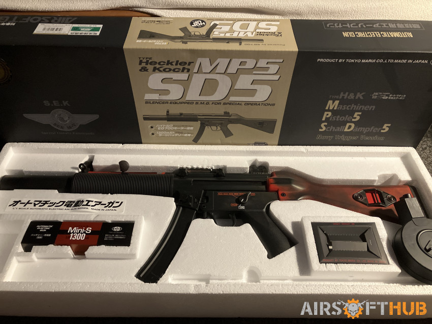 Tokyo Mario mp5ssd - Used airsoft equipment