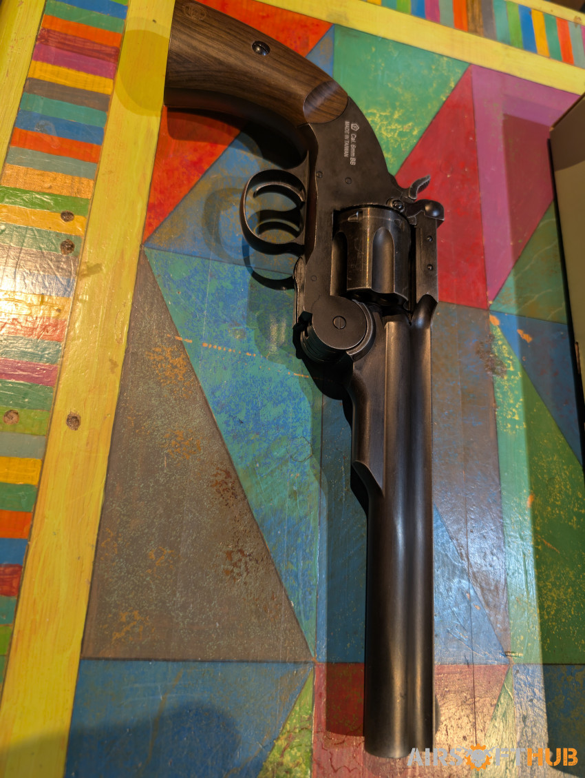 Schofield 6" CO2 Revolver - Used airsoft equipment