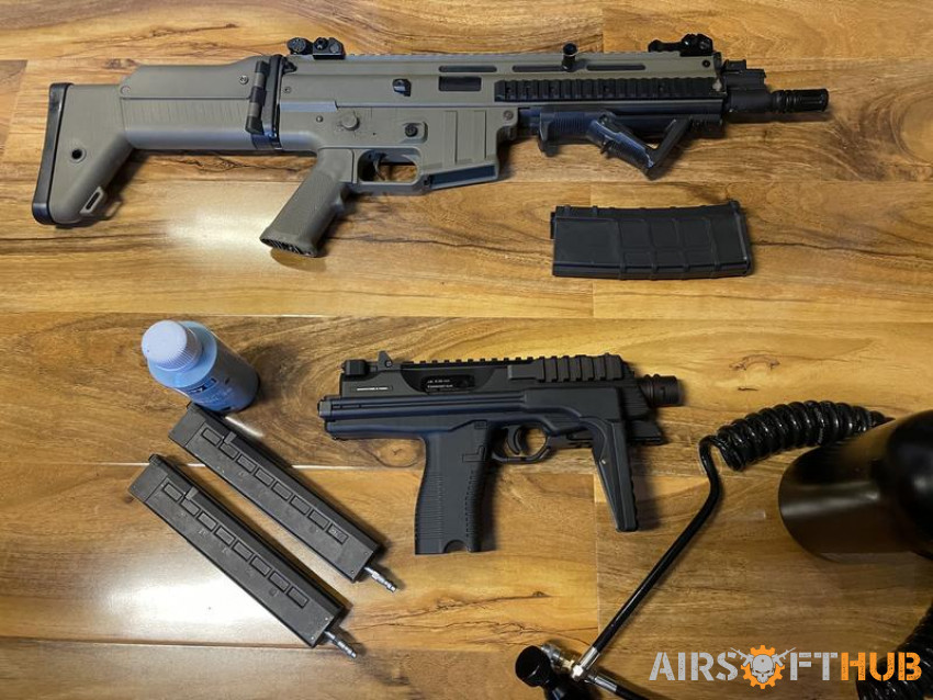 Mp9 & scar l - Used airsoft equipment