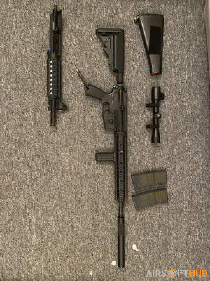 Mk12 Spectre DMR w P* Kythera - Used airsoft equipment