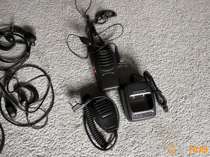 Various radio comms gear - Used airsoft equipment