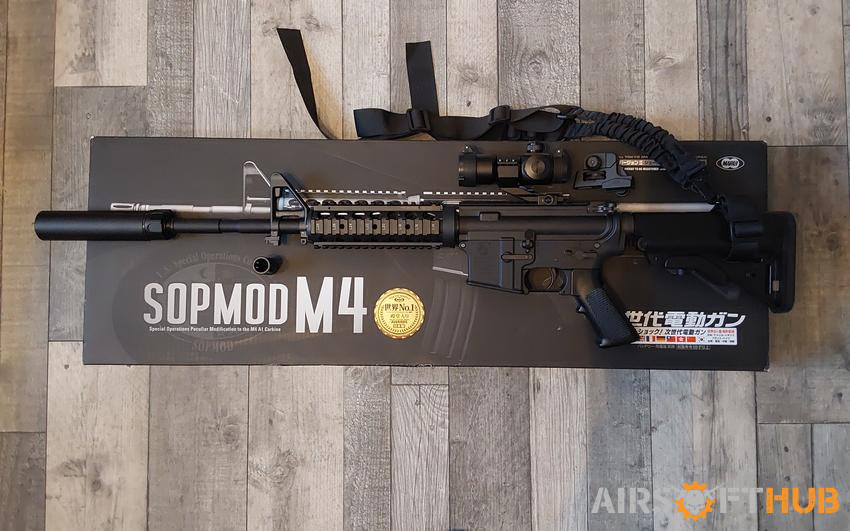 Tokyo Marui Recoil M4 SOPMOD N - Used airsoft equipment