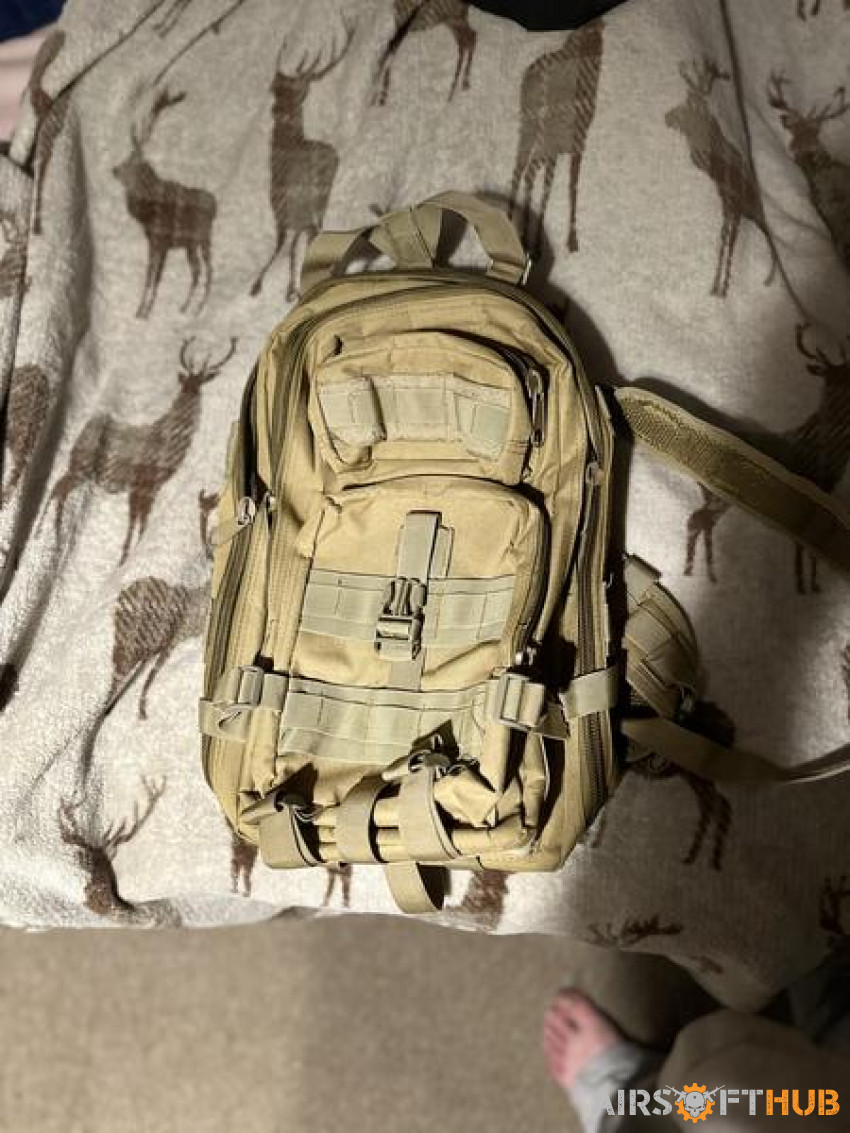 Coyote/Tan tactical bag - Used airsoft equipment