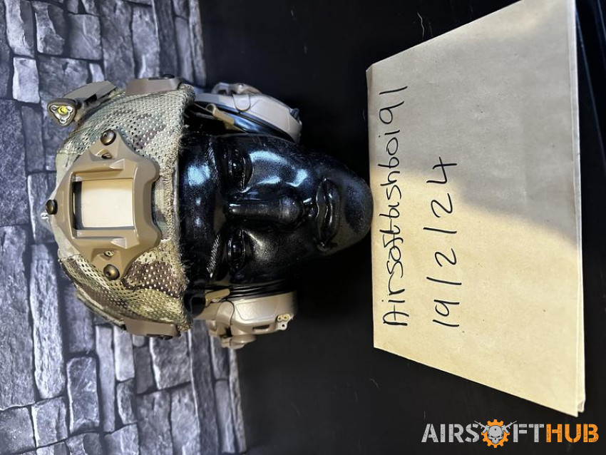 FMA helmet setup - Used airsoft equipment