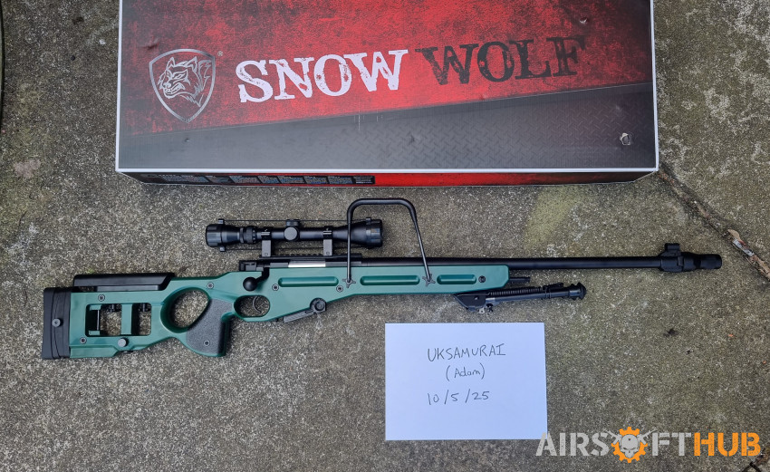 Snow Wolf SV98 Sniper Rifle - Used airsoft equipment
