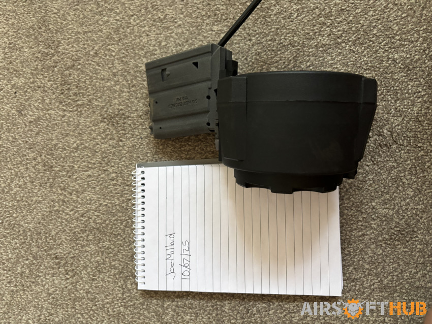 We Scar H HPA drum - Used airsoft equipment