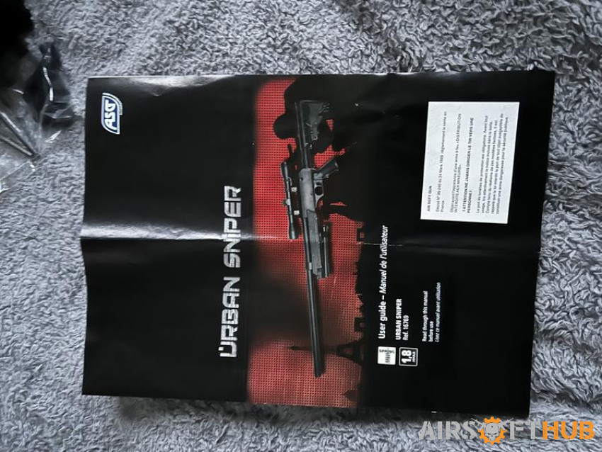ASG urban Sniper Rifle - Used airsoft equipment