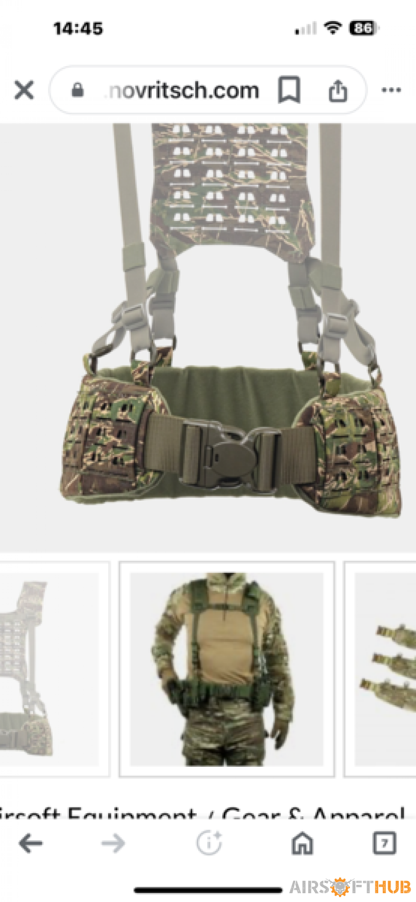 Novritsch Plate Carrier WANTED - Used airsoft equipment