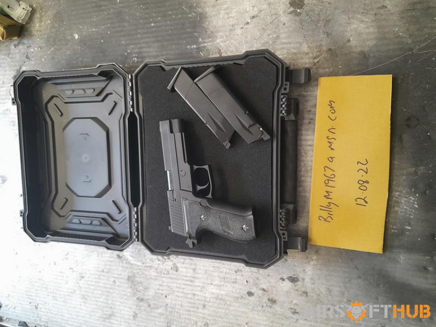 WE-Tech P229 Gas Airsoft Pisto - Used airsoft equipment