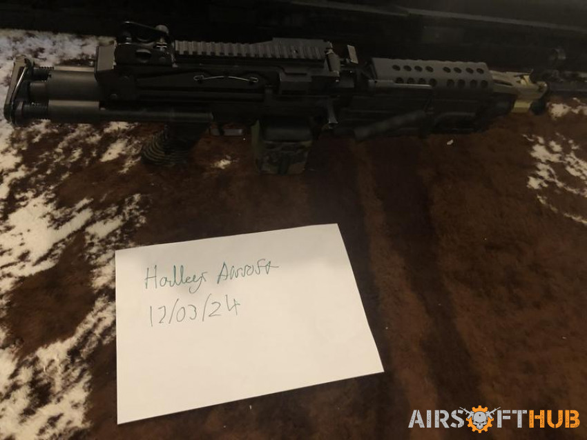 A&K full metal m249 - Used airsoft equipment