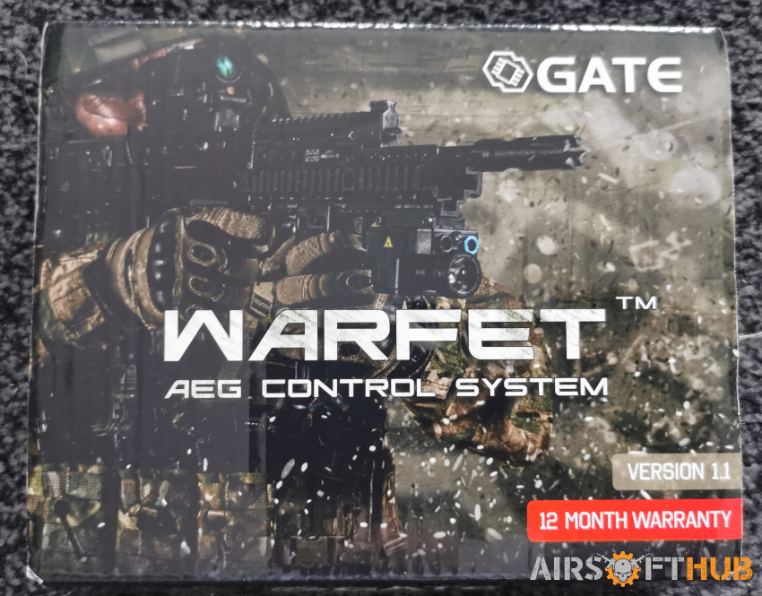 Gate Warfet Gen 2 with card - Used airsoft equipment
