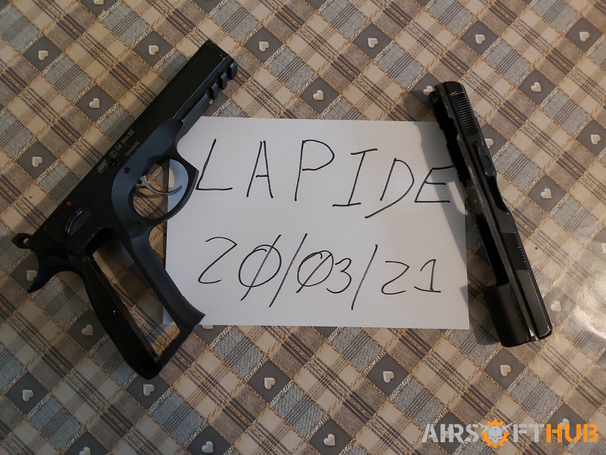 ASG CZ SP-01 spare parts - Used airsoft equipment