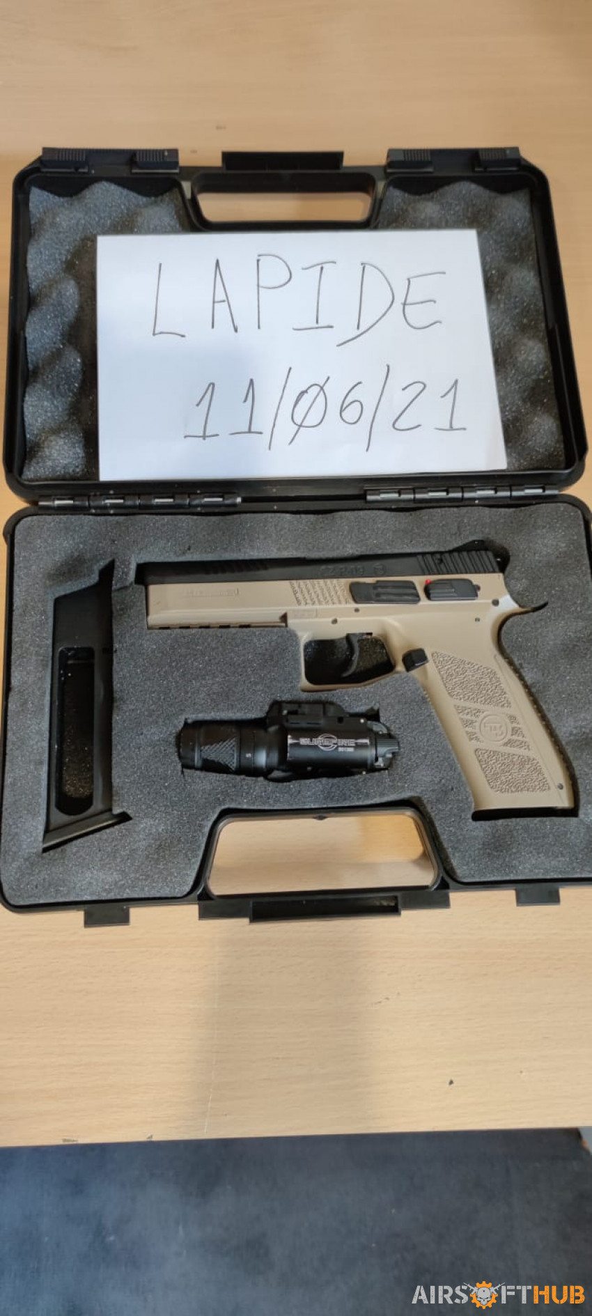 ASG CZ P-09 Gas Blowback - Used airsoft equipment