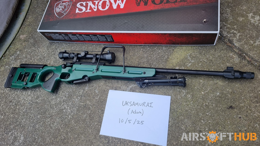 Snow Wolf SV98 Sniper Rifle - Used airsoft equipment