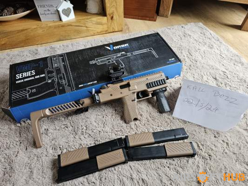 Vorsk vmp1 4 mags grip sight - Used airsoft equipment