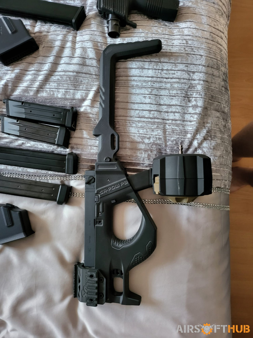 SRU Glock 18C with Drum Mag - Used airsoft equipment
