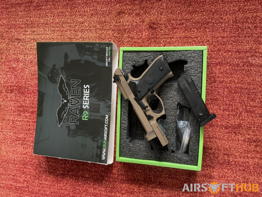 Raven M9 GBB Pistol - Used airsoft equipment