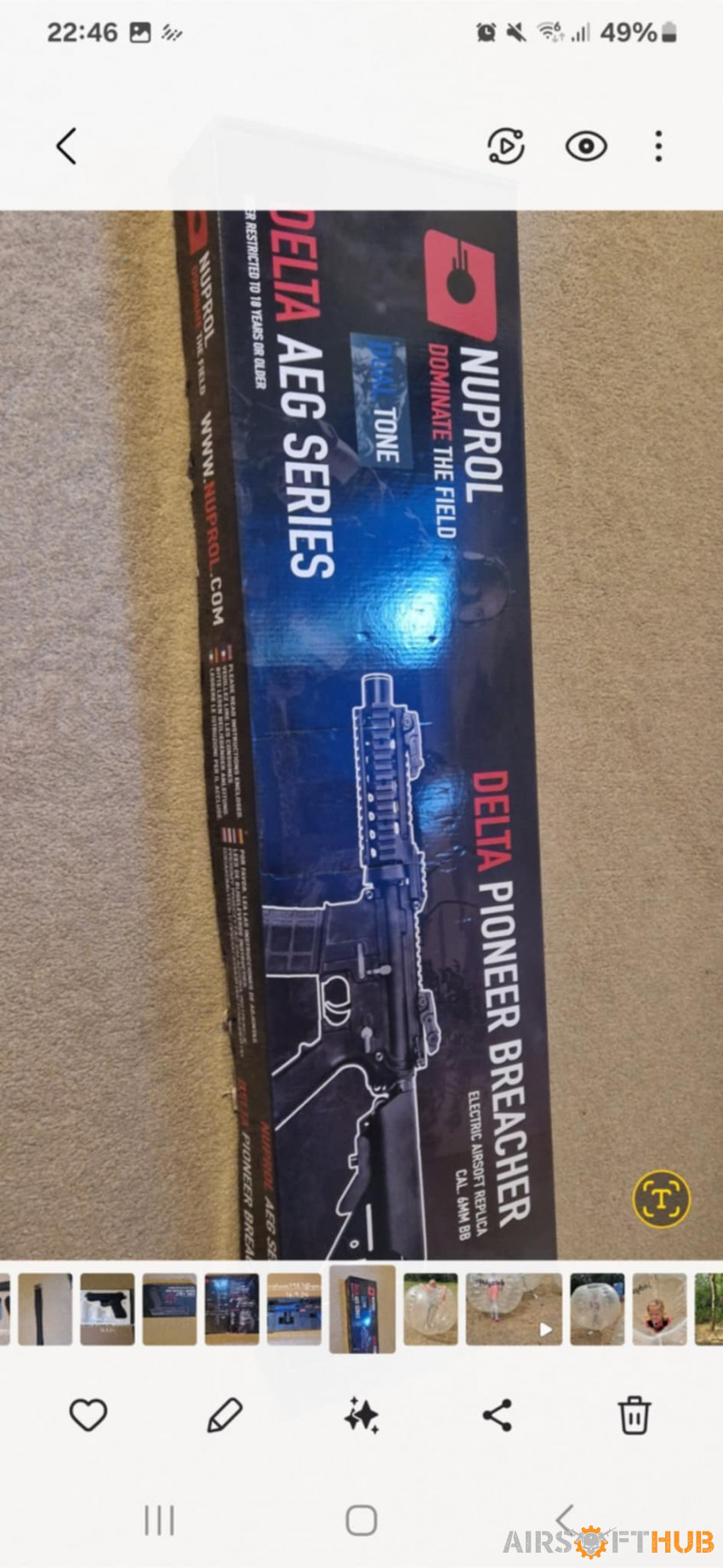 Delta pioneer breacher - Used airsoft equipment