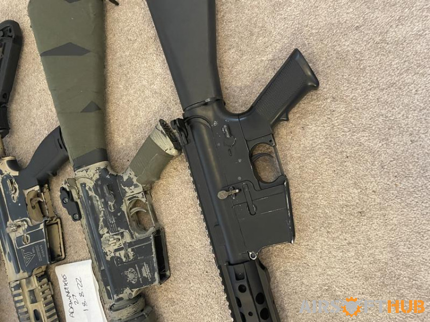 Lots of Upgraded AEG’s m4’s - Used airsoft equipment